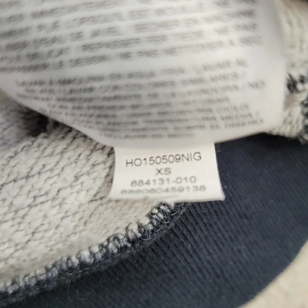 Nike Rally Boyfriend Logo Graphic Gray‎ Camo Print Womens XS Crew Sweatshirt